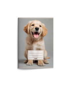 Zošit A5 „retriever“, 2026, 20 listov, čistý, 520