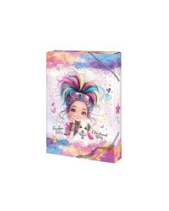 Školské dosky na zošity s boxom „Rainbow Ella!“, 2026, A5, lamino