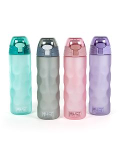 Fľaša na pitie s náustkom „must team“, 700 ml, plastová, mix farieb