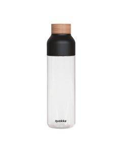 Fľaša na pitie Quokka Ice „Black“, 840 ml, Ecozen® plast