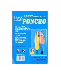 Pršiplášť – pončo, UNI veľkosť, mix farieb
