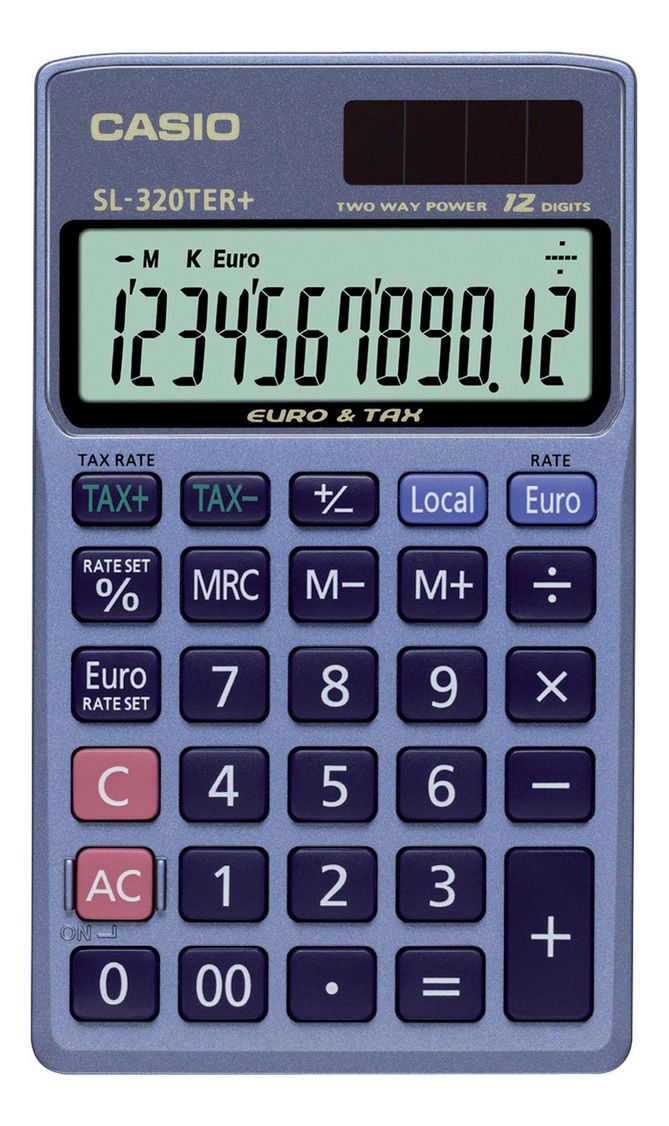 zoom Lee pakke Kalkulačka vrecková Casio SL 320 TER+ , 12 miestna - ŠEVT papiernictvo