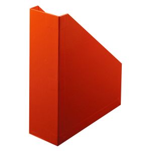 Stojan na časopisy laminovaný, A4, oranžový
