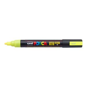 Akrylová fixka Uni Posca 5M, 1,8 – 2,5 mm, fluorescenčná žltá (F2)