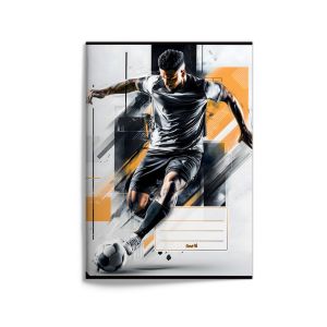 Zošit A5 „futbal“, 2026, 40 listov, čistý, 540