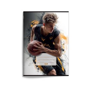 Zošit A5 „basketbal“, 2026, 20 listov, čistý, 520
