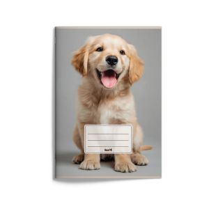 Zošit A5 „retriever“, 2026, 20 listov, čistý, 520
