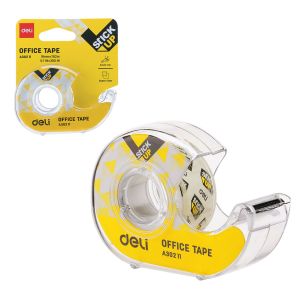 Lepiaca páska Deli Stick Up, 18 mm x 7,62 m, s dispenzorom