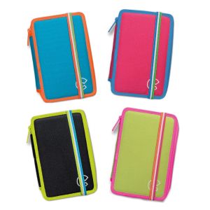 Peračník trojposchodový Carioca „Fluo“, 44-dielny, plný, mix farieb