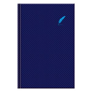 Poznámkový zápisník „Elegant Blue“, PB75, 138 x 205 mm, 104 listov, linajkový
