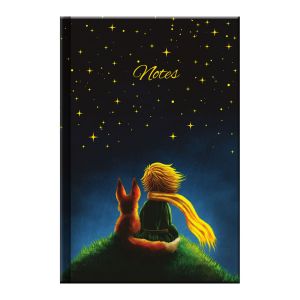 Poznámkový zápisník „Malý princ“, PB87, 138 x 205 mm, 104 listov, linajkový