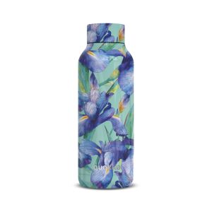 Termofľaša Quokka Solid „Blue Irises“, 510 ml, z nehrdzavejúcej ocele