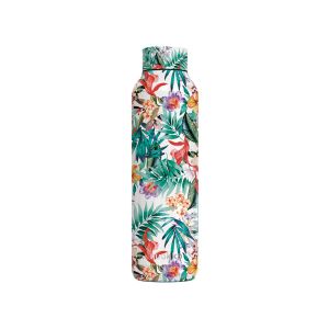 Termofľaša Quokka Solid „Orchid Garden“, 510 ml, z nehrdzavejúcej ocele