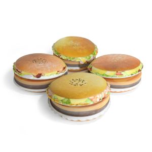 Poznámkový zápisník „hamburger“, 108 listov, linajkový, mix motívov