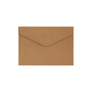 Farebné obálky C6, obyčajné, kraftové, 10 ks