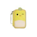 Peračník dvojposchodový SQUISHMALLOWS „ananás Maui“ plyšový, prázdny