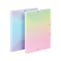 Odkladacia mapa s gumou Viquel Glittery, A4, PP, mix farieb