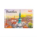 Exkluzívna magnetka ŠEVT „Bratislava – centrum“, živicová, 6,3 x 9,5 cm